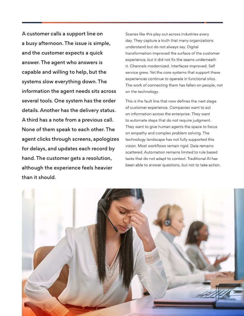 The Agentic AI Shift in Customer Experience