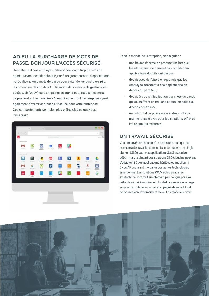 Présentation de la solution pour les employés