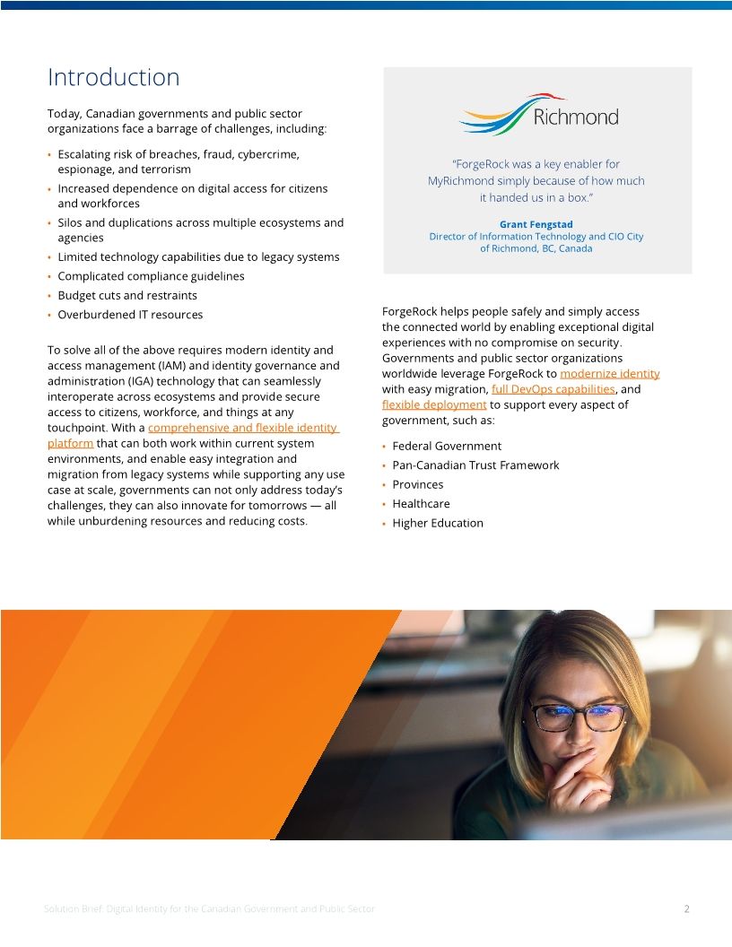 Digital Identity for the Canadian Government and Public Sector