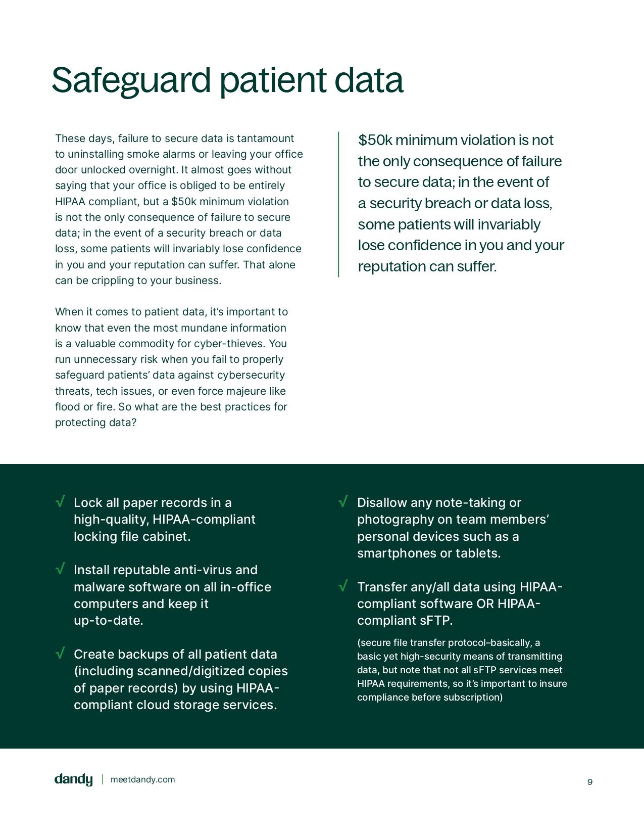 Successful dental practice management guide
