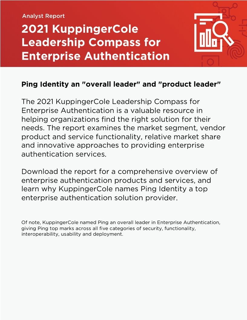 2021 KuppingerCole Leadership Compass: Passwordless Authentication
