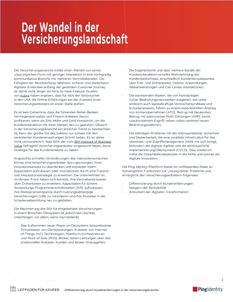 Differenzierung durch Kundenerfahrungen in der Versicherungsbranche