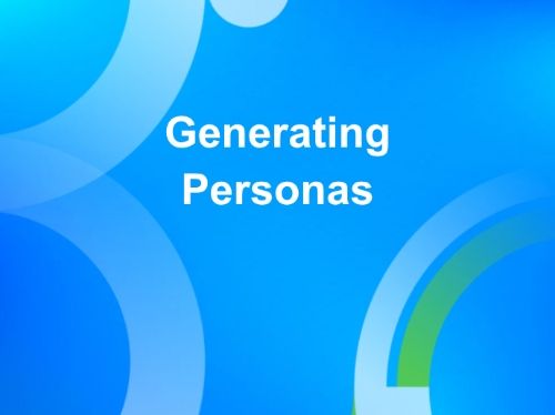 Generating Personas