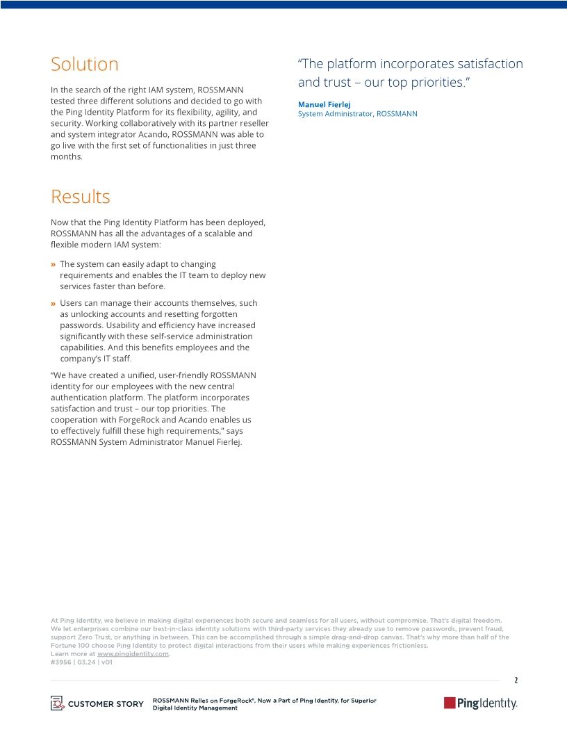 ROSSMAN Customer Success Story