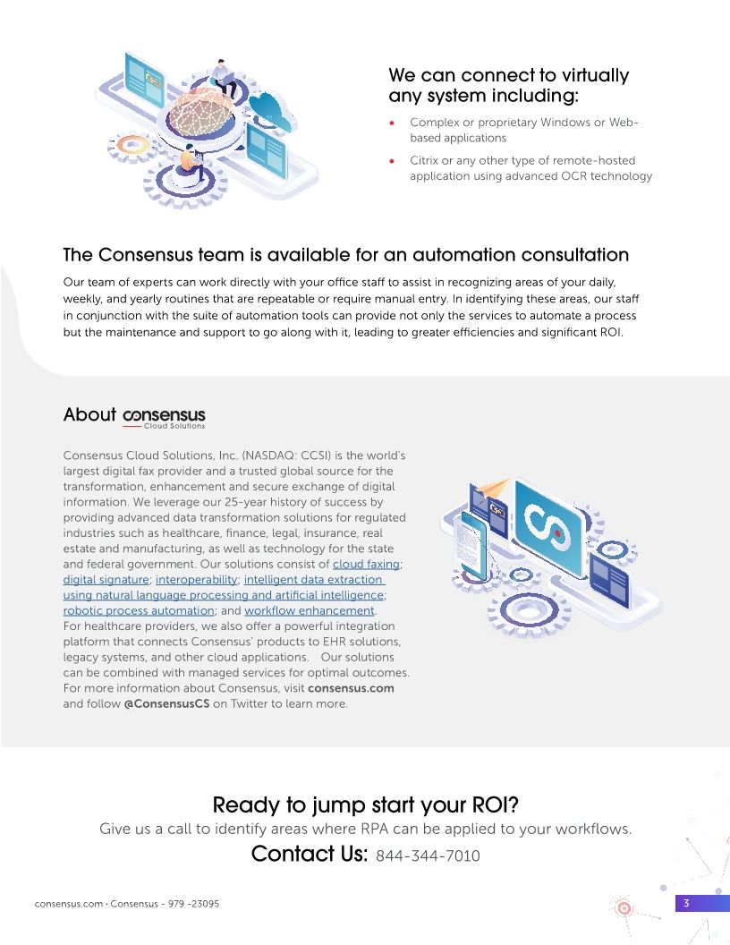 Consensus RPA for HR and Payroll