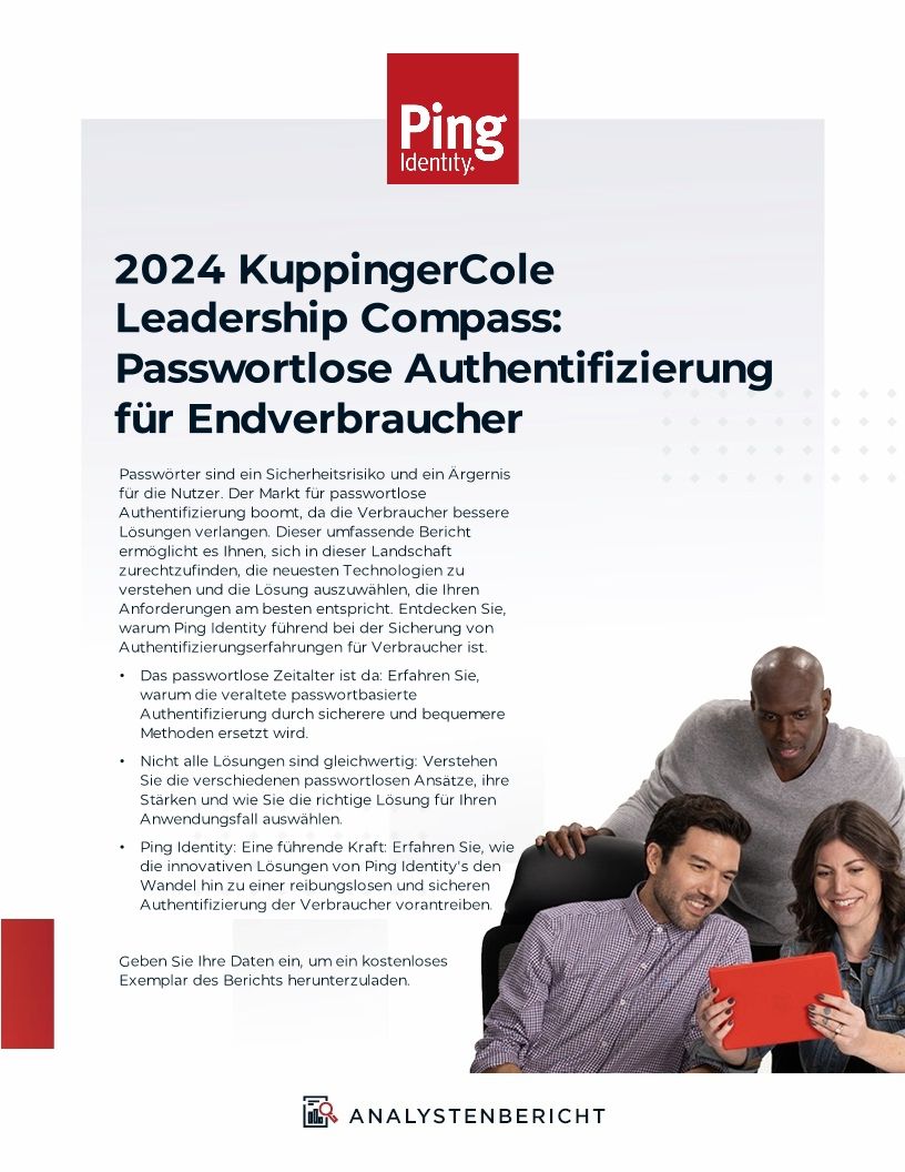 2024 KuppingerCole Leadership Compass: Passwordless Authentication for Consumers