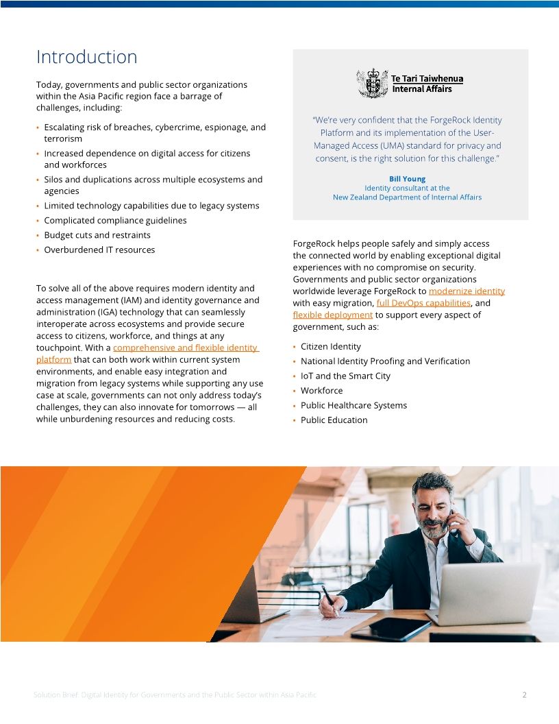 Digital Identity for Governments and the Public Sector within Asia Pacific