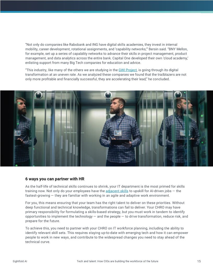 Tech and talent: How CIOs are building the workforce of the future