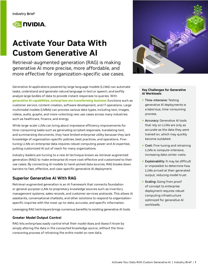 Activate Your Data With Custom Generative Al - Nvidia1-CSU