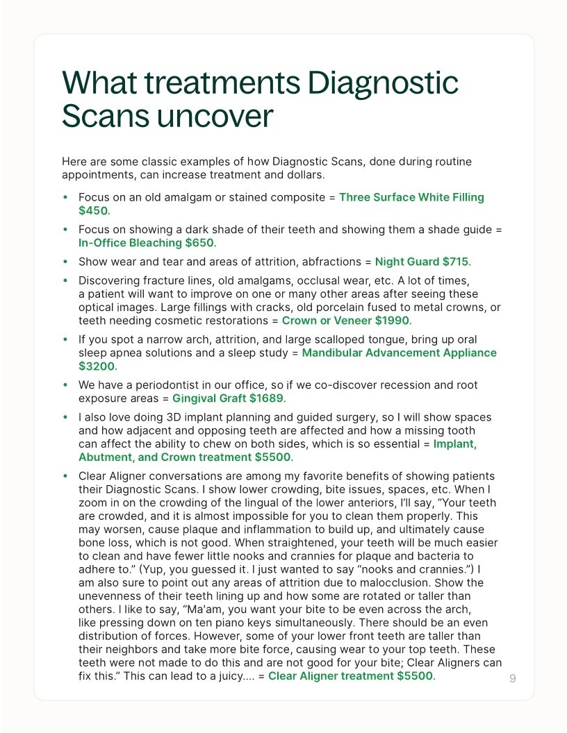 Diagnostic Scans: A gateway for more dental treatments