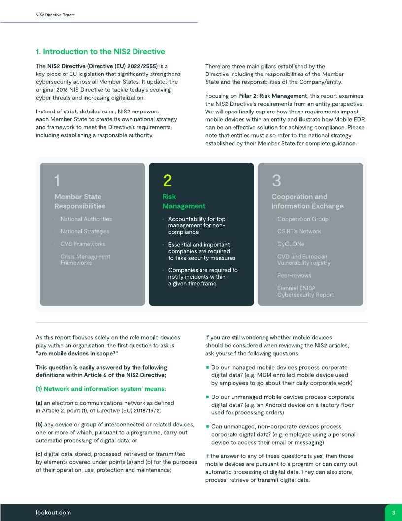 EU NIS2 Directive Report: Building cyber resilience with mobile EDR