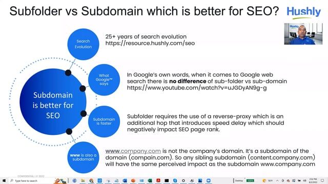 Why Subdomains are better than Subfolders
