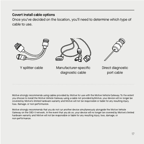 Vehicle Gateway Installation Manual