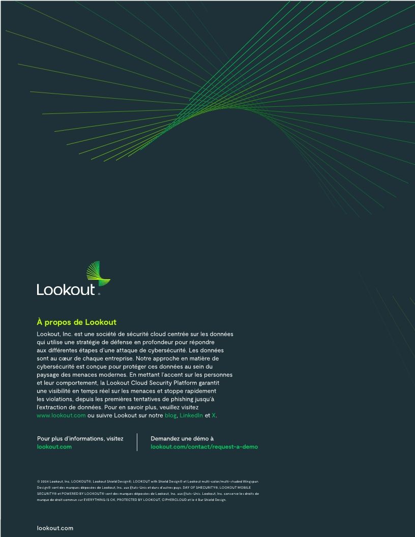 Comment tirer parti de Lookout Threat Intelligence