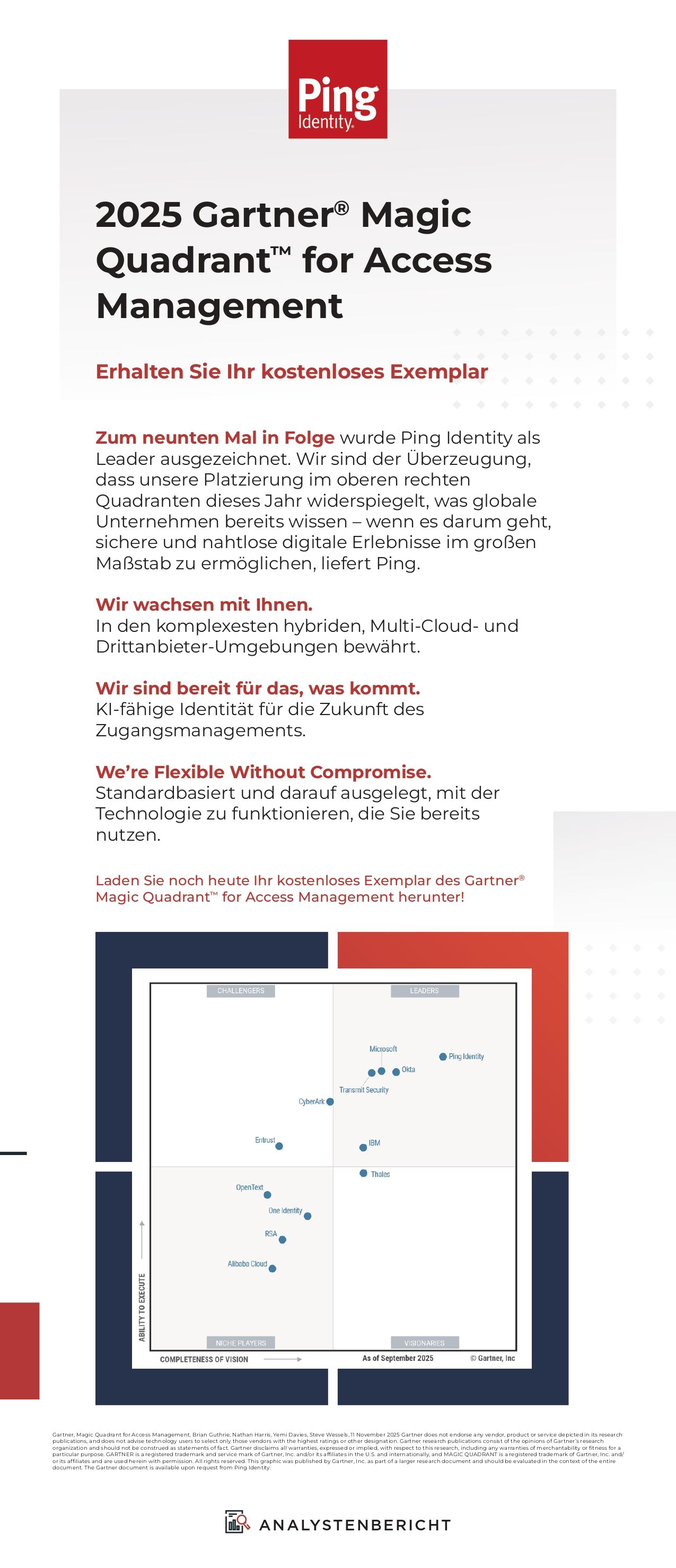 2025 Gartner® Magic Quadrant™ for Access Management