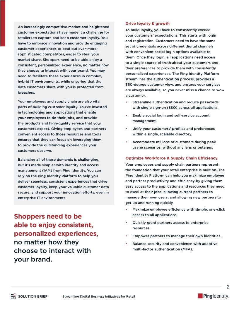 Streamline Digital Business Initiatives for Retail