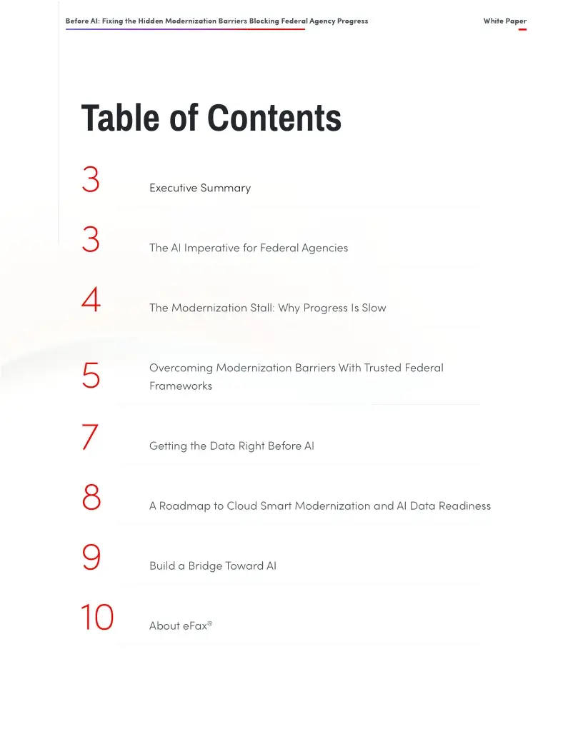 Before AI: Fixing the Hidden Modernization Barriers Blocking Federal Agency Progress