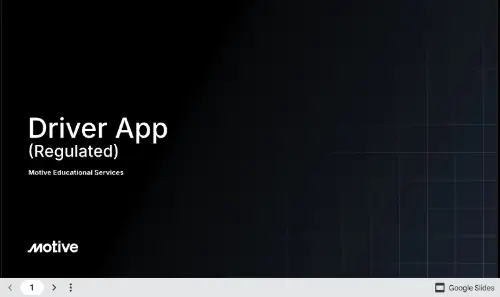 Motive - Driver App (Regulated)