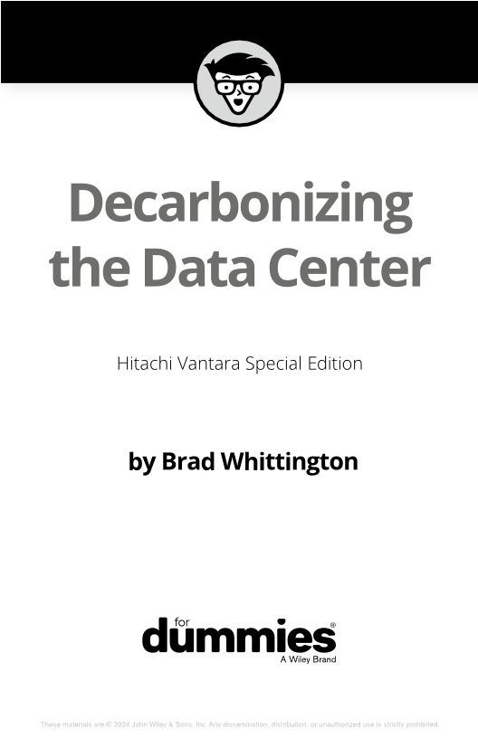 Decarbonizing the Data Center For Dummies