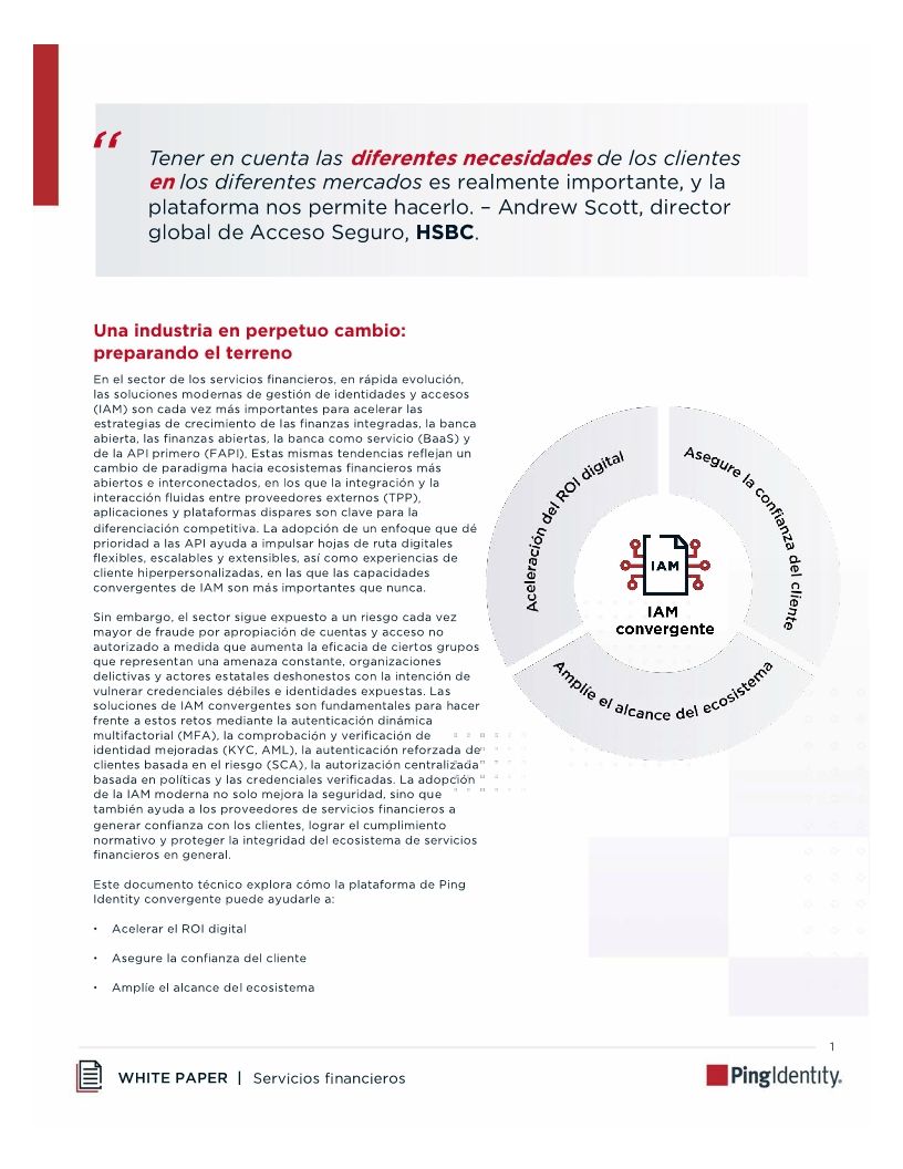 Desbloquee el poder de la identidad digital fluida, segura y escalable en los servicios financieros