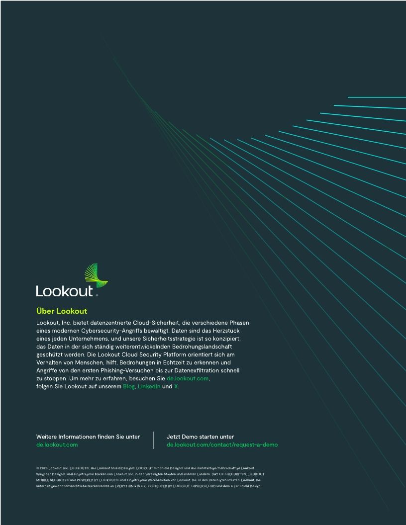 Lookout Mobile Endpoint Security: Die branchenweit führende Mobile Endpoint Detection and Response (EDR)-Lösung