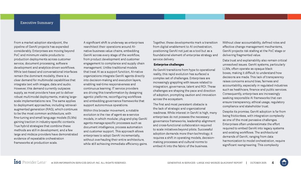Persistent Systems Named a Leader in 2025 ISG Provider Lens&reg; Generative AI Services