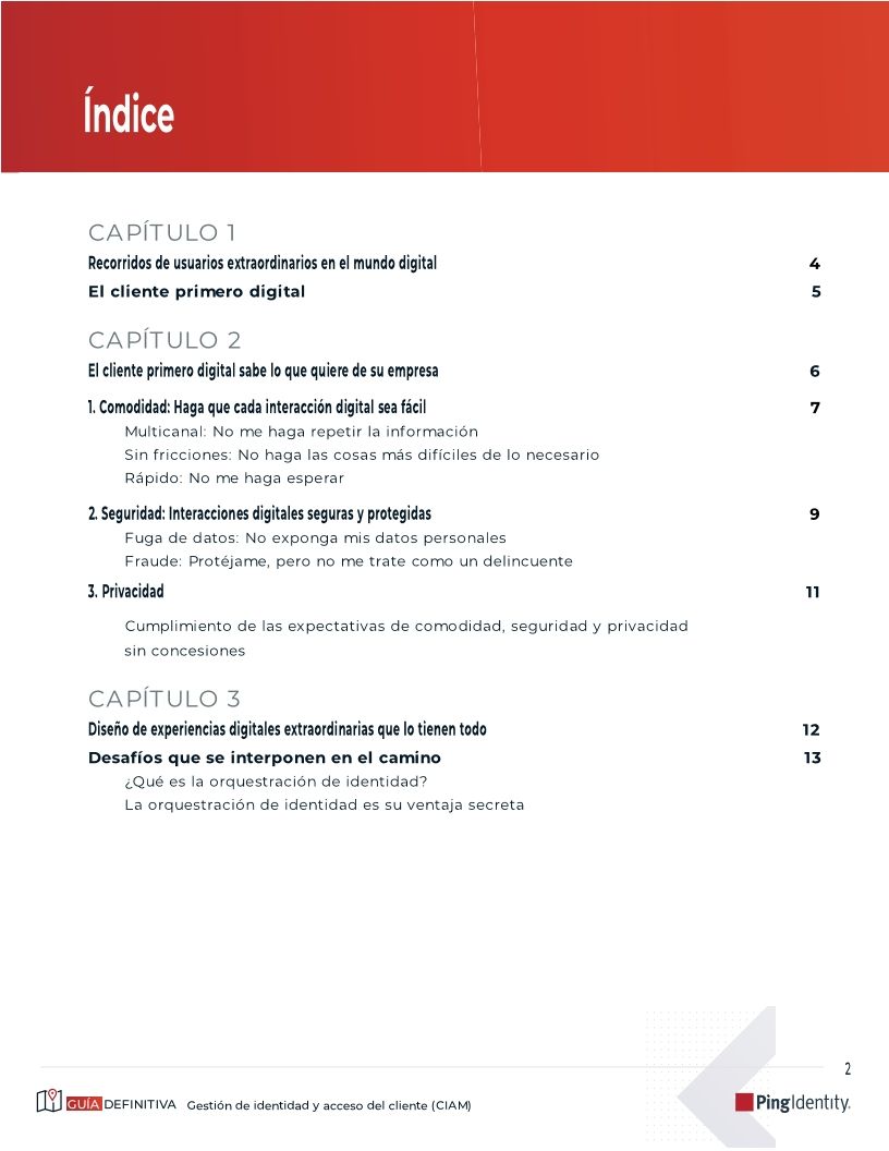 Gu&iacute;a Principal para la Gesti&oacute;n de Acceso e Identidad del Cliente (CIAM)