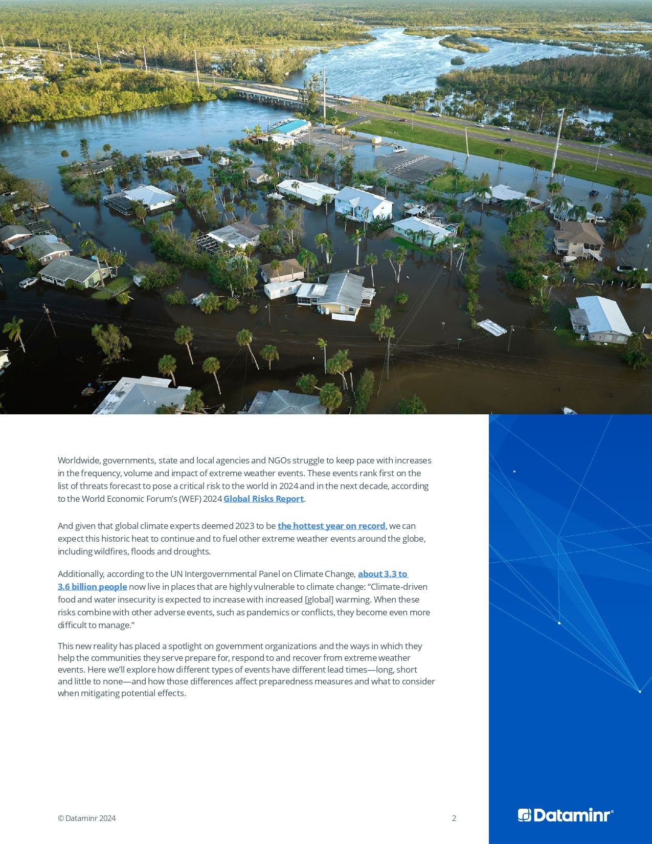 Understand and Prepare for Extreme Weather Events