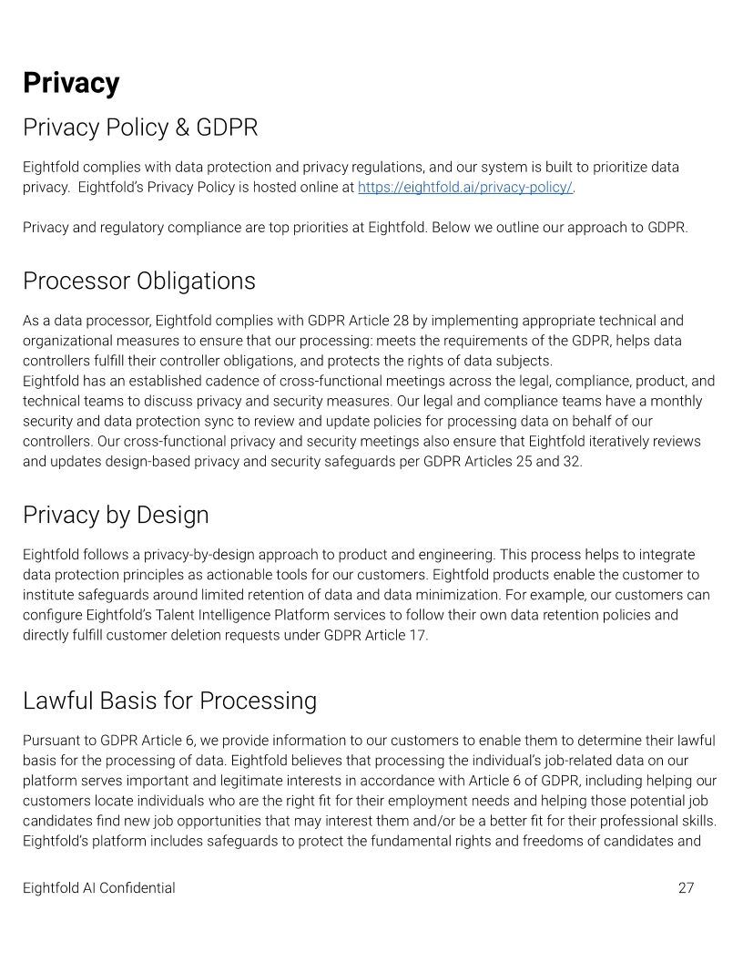 Business, Security, and Privacy Overview