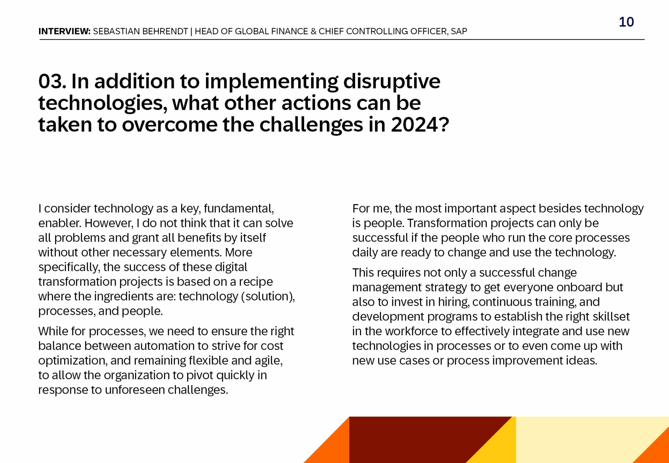 CFO Perspectives: Unlocking Insights Through Conversation