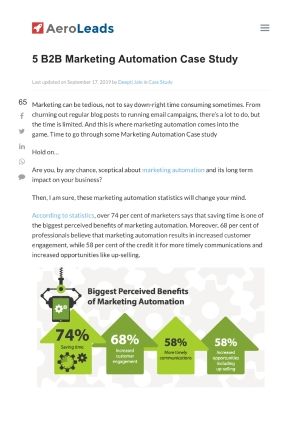 5 B2B Marketing Automation Case Study - External