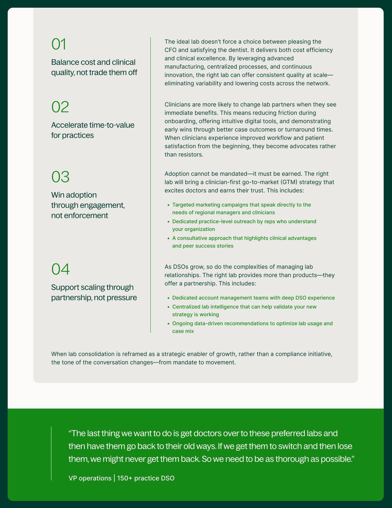 Cracking the code on lab consolidation: a new playbook for DSOs
