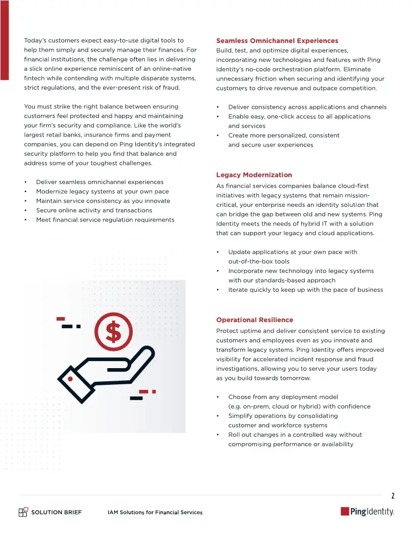 IAM Solutions for Financial Services