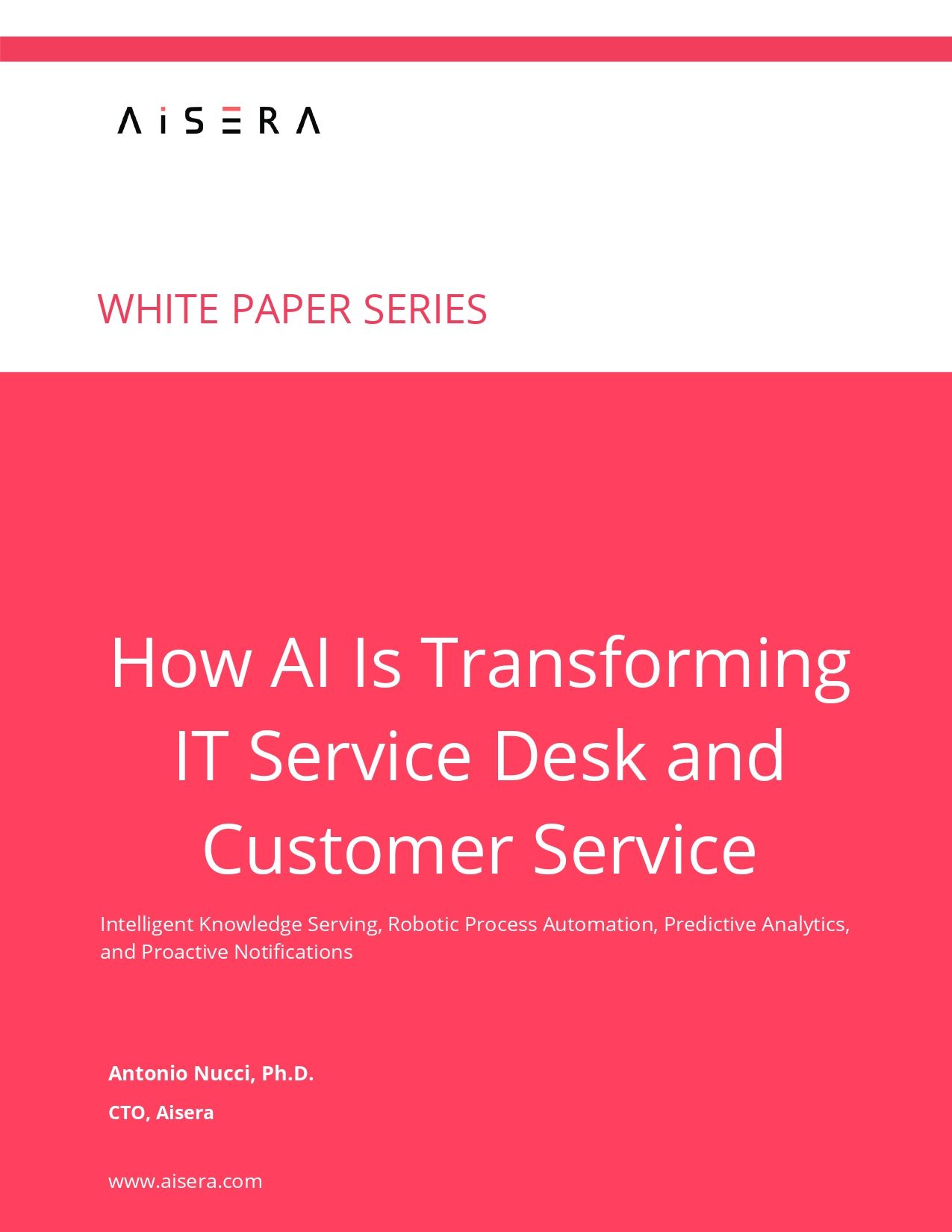 How AI Is Transforming IT Service Desk and Customer Service