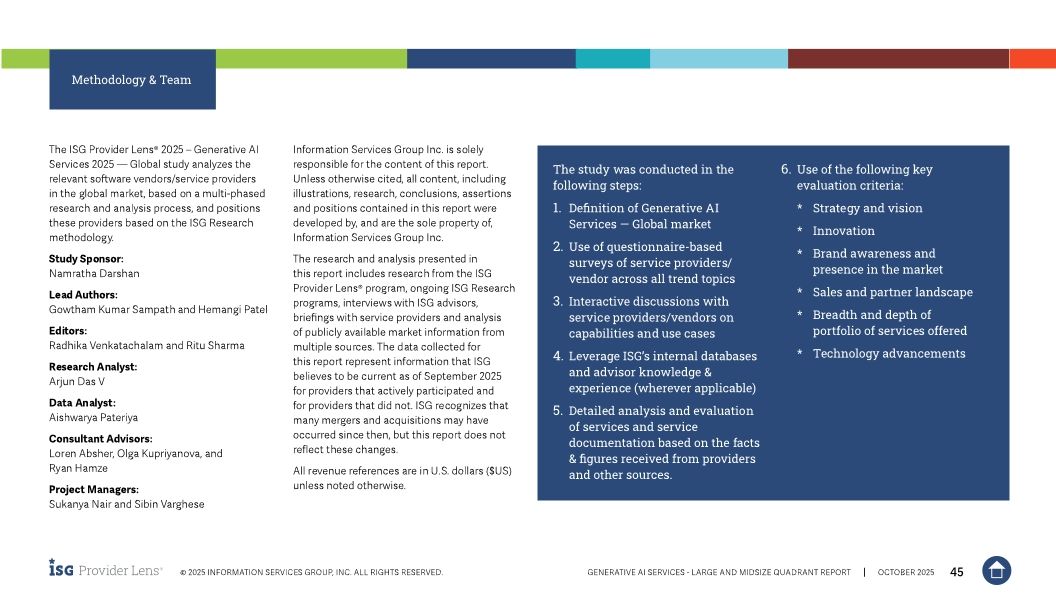 Persistent Systems Named a Leader in 2025 ISG Provider Lens&reg; Generative AI Services