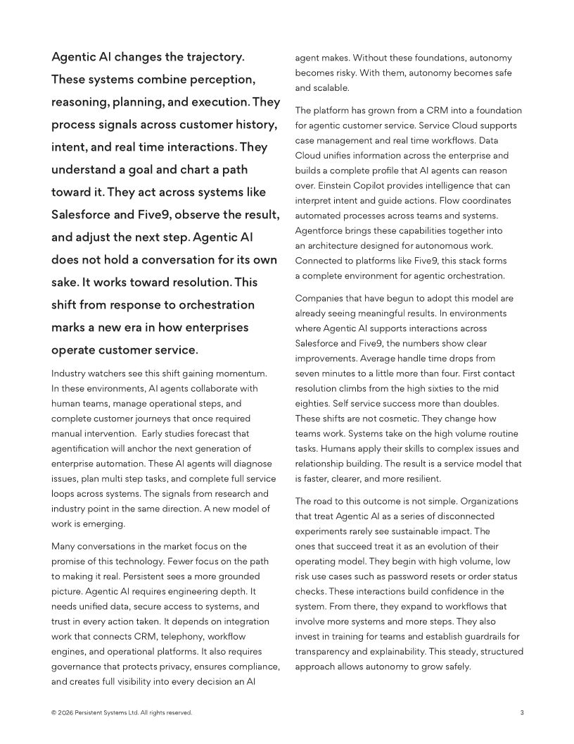 The Agentic AI Shift in Customer Experience