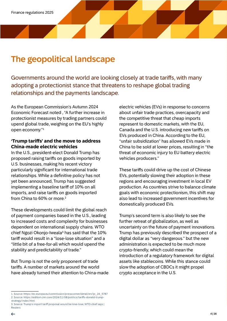 Direction of travel: Mapping the global regulatory landscape in 2025 and beyond
