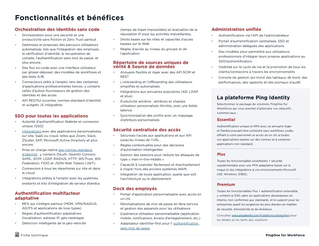 PingOne for Workforce