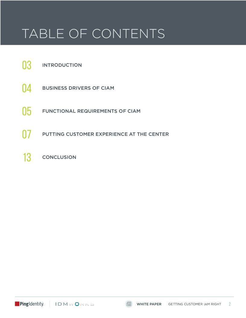 Getting Customer IAM Right