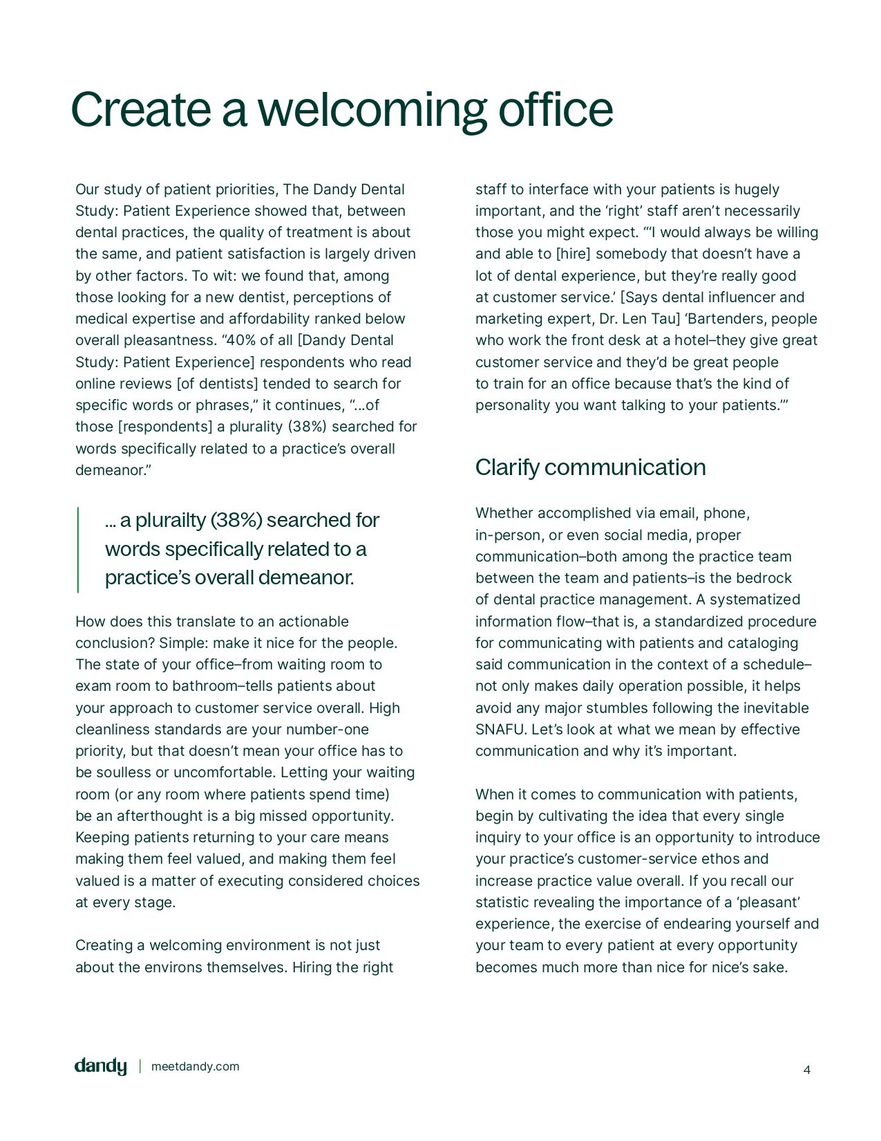 Successful dental practice management guide