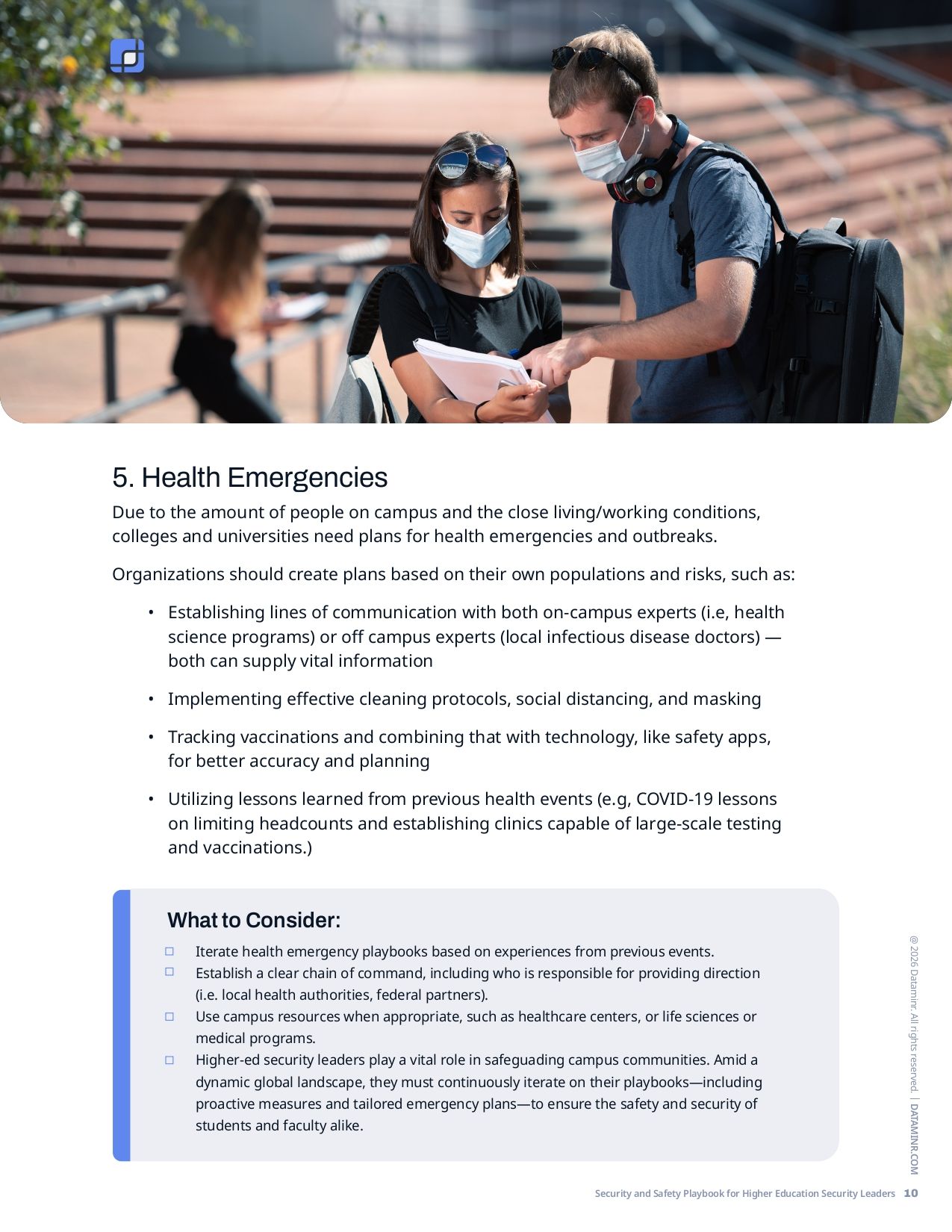 Security and Safety Playbook for Higher Education Security Leaders