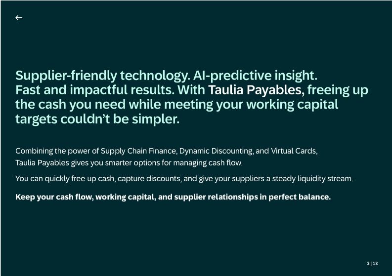 SAP Taulia Payables Ebook