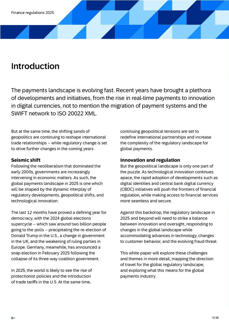 Direction of travel: Mapping the global regulatory landscape in 2025 and beyond