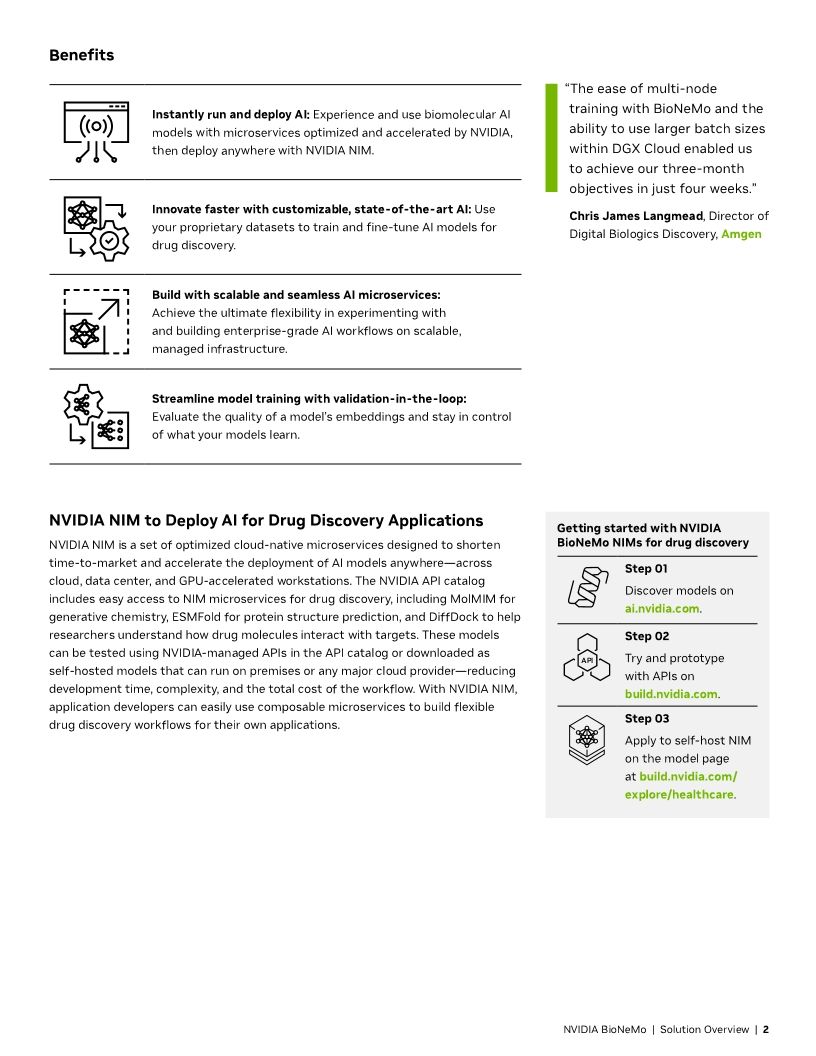 Accelerate Al for Drug Discovery - Nvidia3-CE