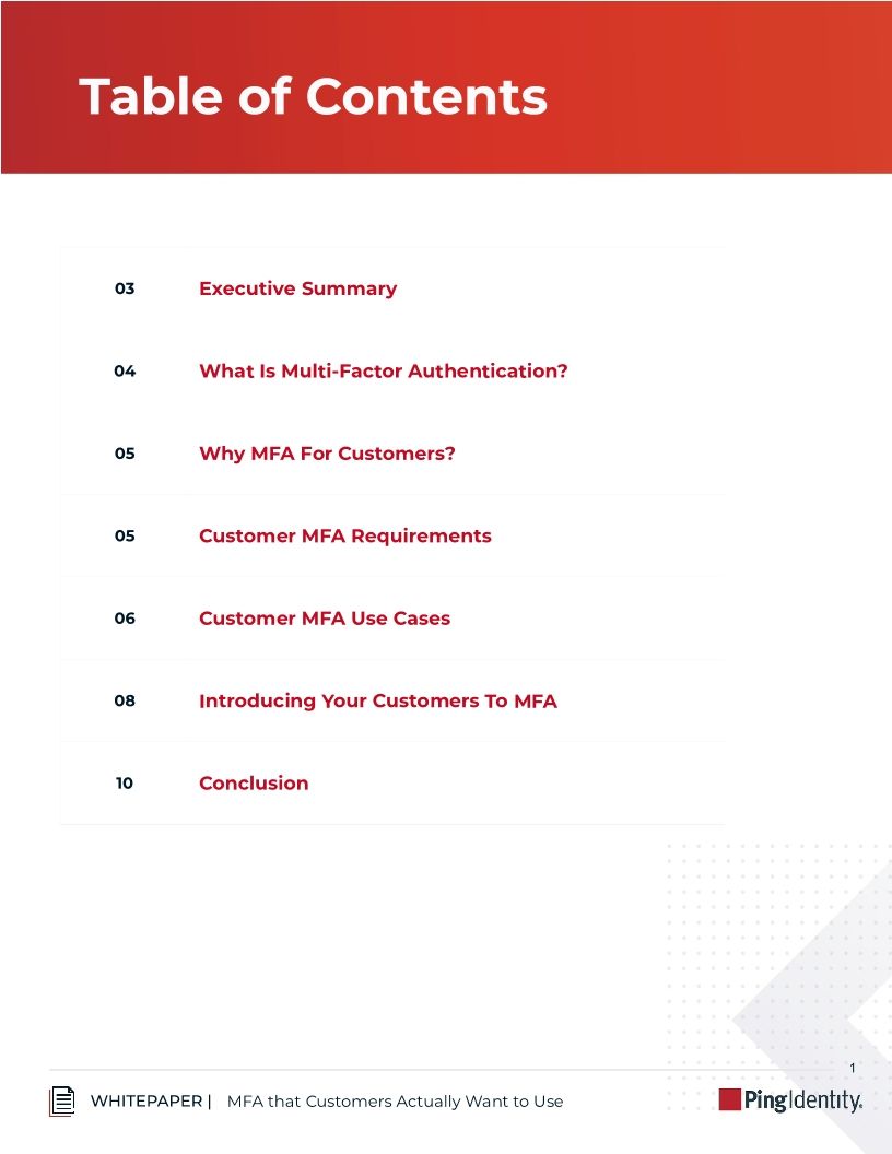 MFA that Customers Actually Want to Use