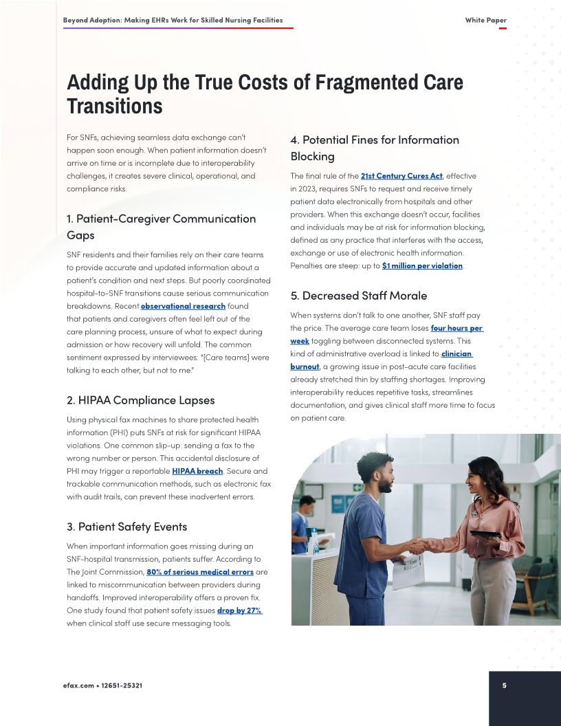 Beyond Adoption: Making EHRs Work for Skilled Nursing Facilities