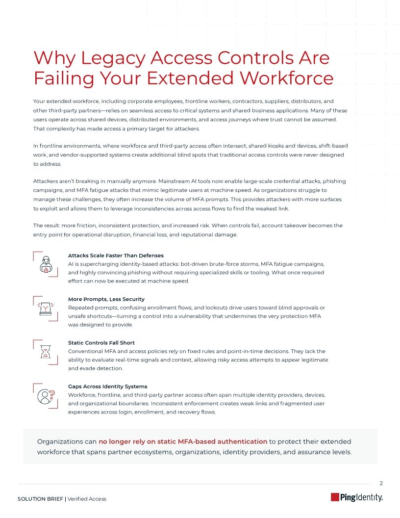 Defend Against Organized Attacks with Verified Access