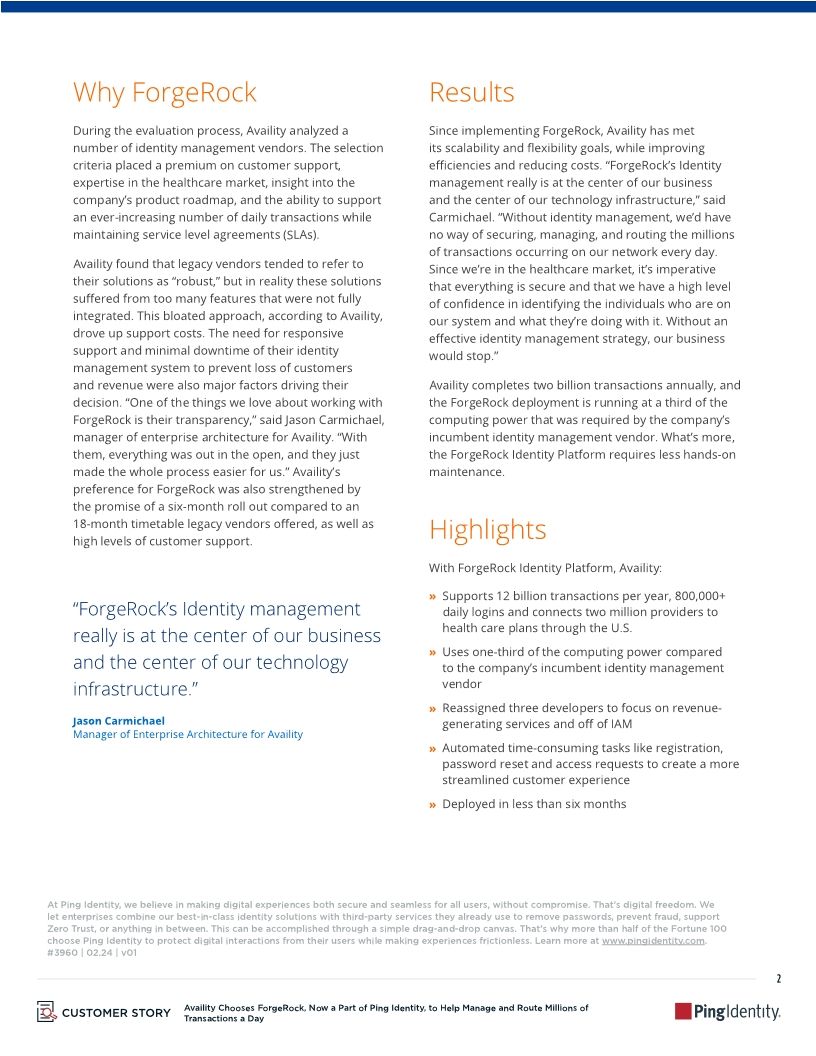 Availity Customer Success Story