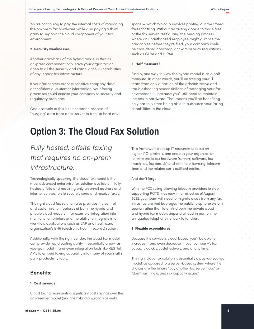 Enterprise Faxing Technologies: A Critical Review of Your Three Cloud-based Options
