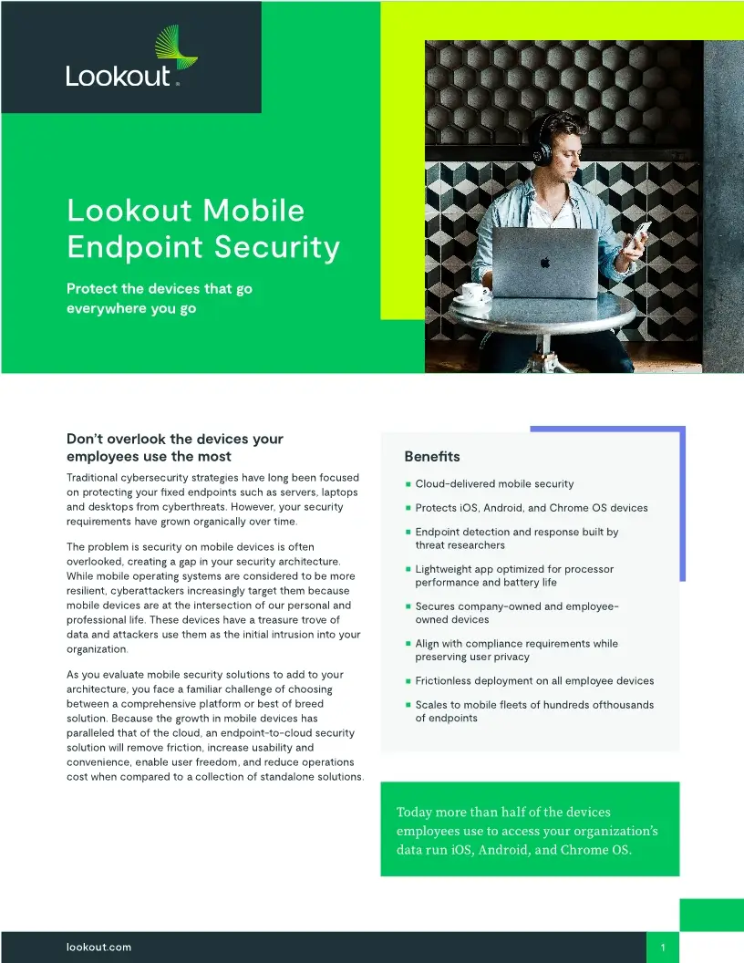 Mobile Endpoint Security Brochure